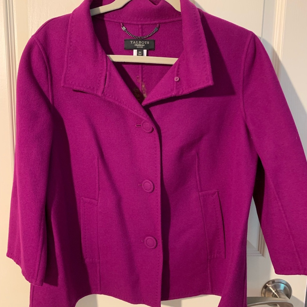 Talbots magenta jacket…..excellent condition! - Picture 2 of 8